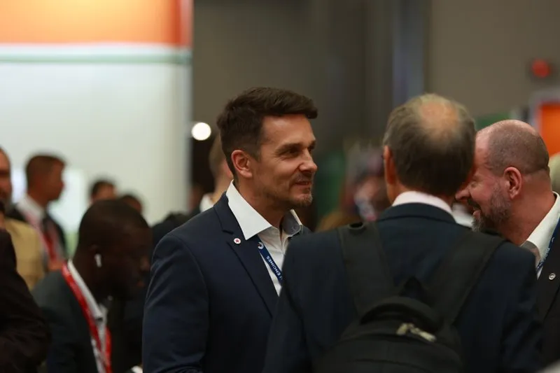 Delegates networking at The Pit Stop at Mining Indaba