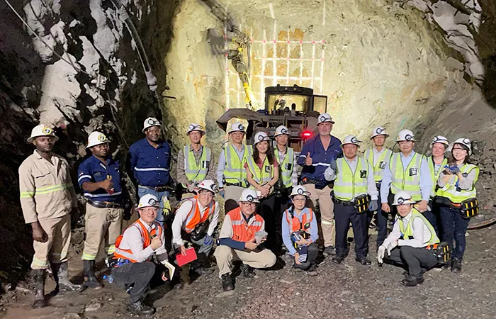 JOGMEC participated in MI24 - Site-visit of Kamoa-Kakula Mine (Inside the Mine) JOGMEC participated in MI24 - Site-visit of Kamoa-Kakula Mine (Inside the Mine)