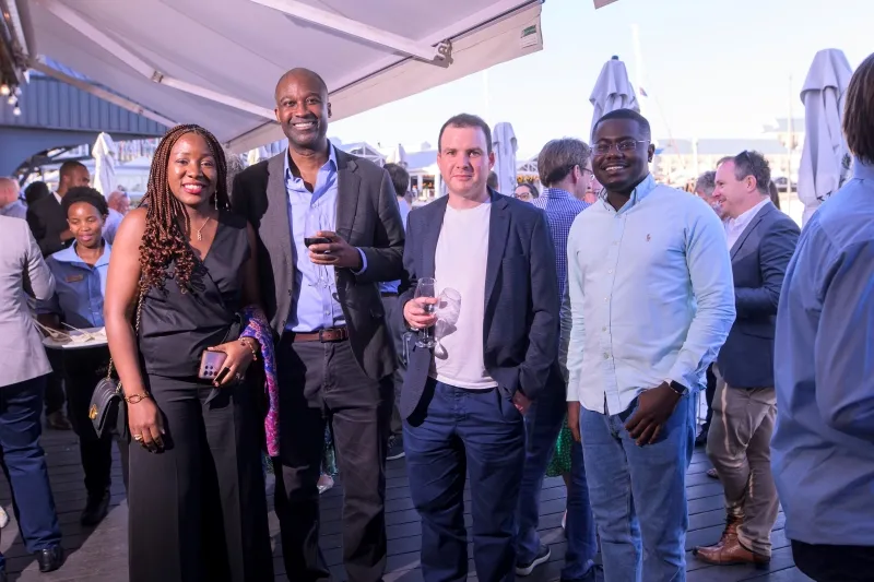 Delegates networking at the VSA Capital Drinks Reception