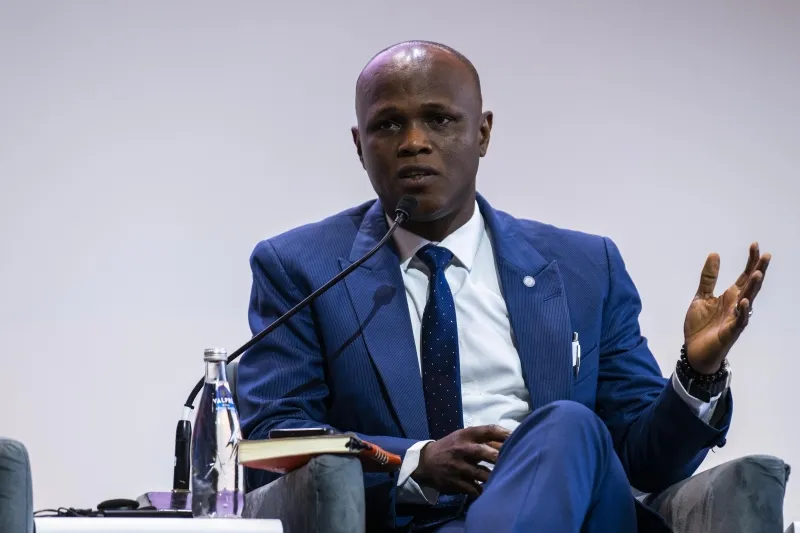  Speaker sharing insights during a Mining Indaba panel discussion