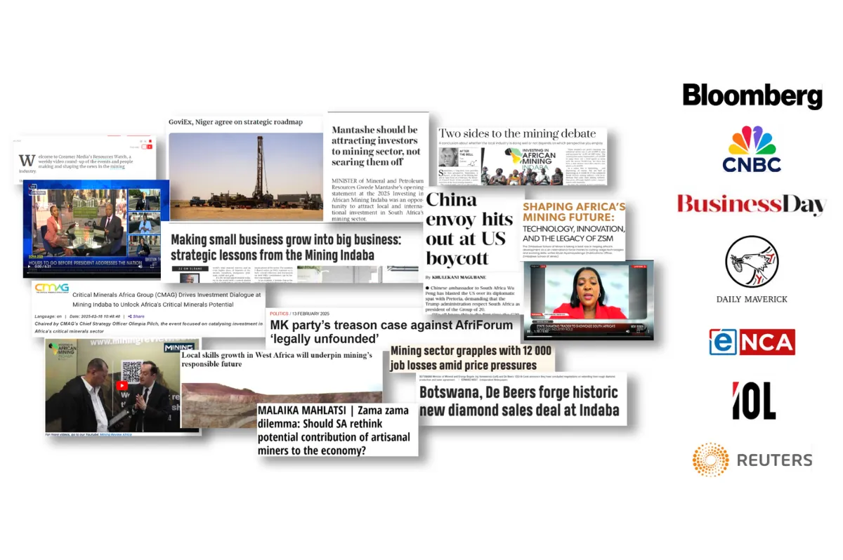Mining Indaba Press Release Snippets