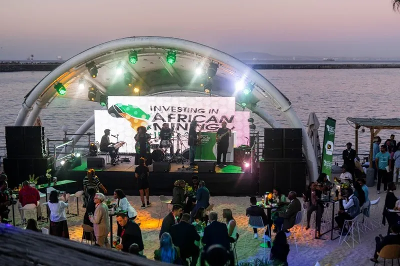 Delegates and exhibitors at the Mining Indaba 2027 welcome party