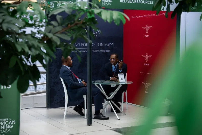 Junior miners networking with industry partners at Mining Indaba