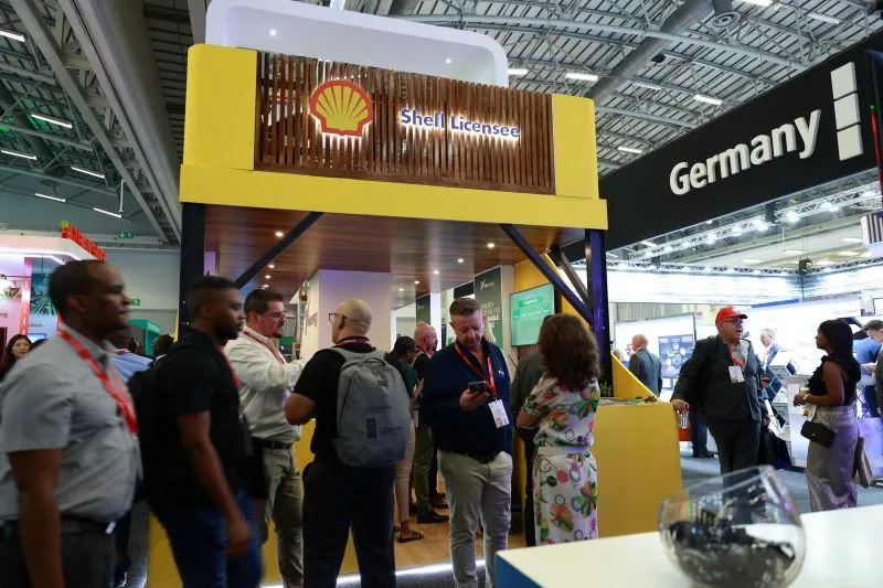 Shell exhibition stand at Mining Indaba