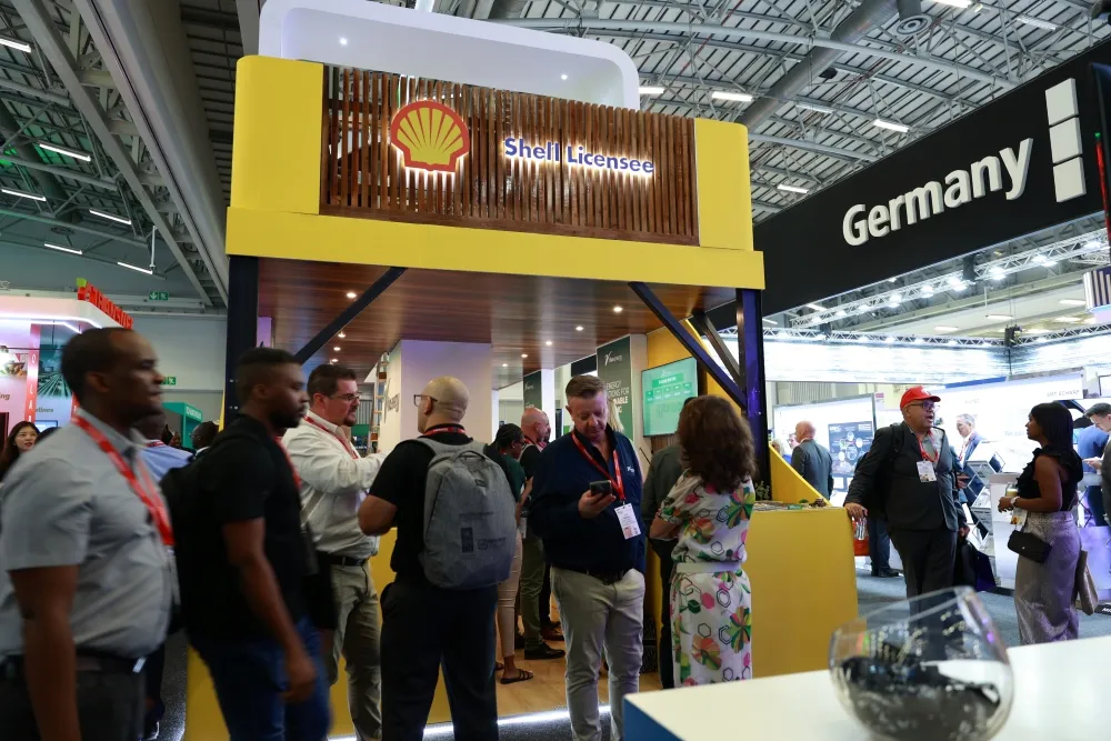 Shell exhibition stand at Mining Indaba