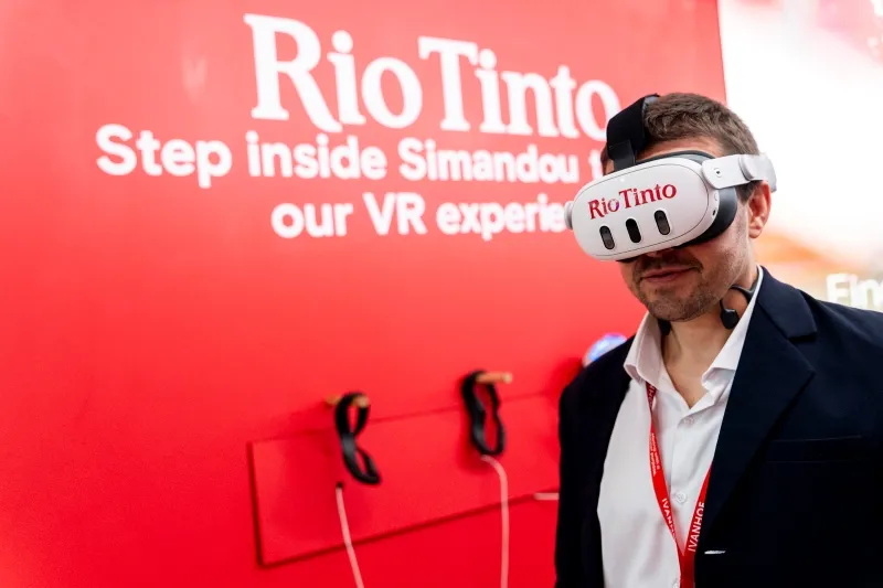 Delegate at the VR Experience Rio Tinto Activation