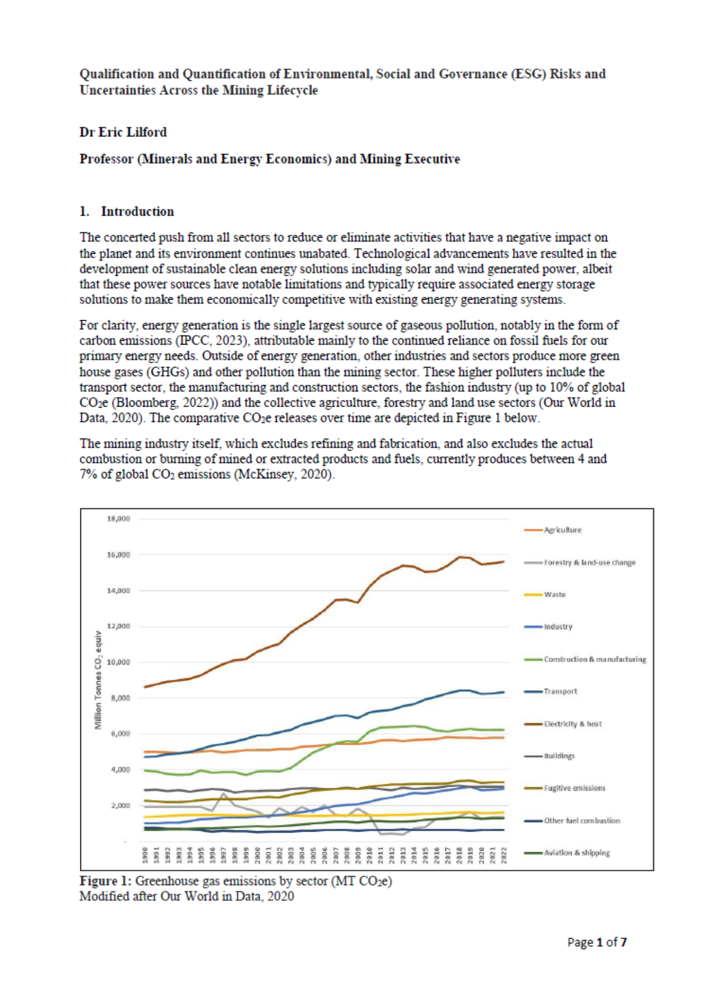 ESG risks and uncertainties throughout the mining lifecycle | Mining Indaba